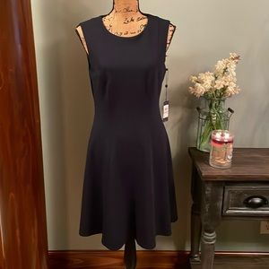 Tommy Hilfiger dark blue dress size 12P. NWT.